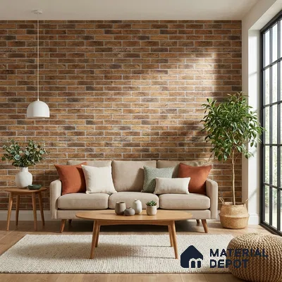 MH 252 | 10 Meter x 21 Inches Stone Look Wallpaper - 57.37 Sq. Ft.