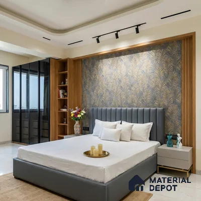 MH 241 | 10 Meter x 21 Inches Florals Look Wallpaper - 57.37 Sq. Ft. | Minimum 15% wastage during installation
