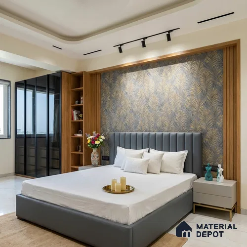 MH 241 | 10 Meter x 21 Inches Florals Look Wallpaper - 57.37 Sq. Ft. | Minimum 15% wastage during installation