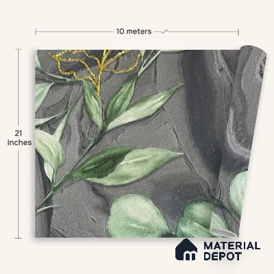 MH 241 | 10 Meter x 21 Inches Florals Look Wallpaper - 57.37 Sq. Ft. | Minimum 15% wastage during installation