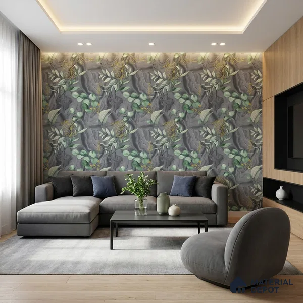 MH 241 | 10 Meter x 21 Inches Florals Look Wallpaper - 57.37 Sq. Ft. | Minimum 15% wastage during installation