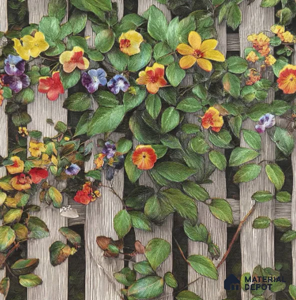 170-51 | 9.6 Meter x 20.87 Inches Florals Look Wallpaper - 54.77 Sq. Ft. | Minimum 15% wastage during installation