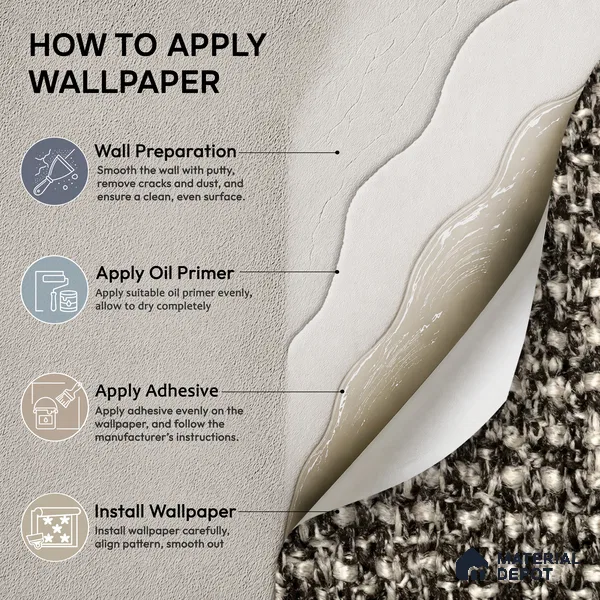 2007-4 | 5 Meter x 42 Inches Texture Look Wallpaper - 57 Sq. Ft.