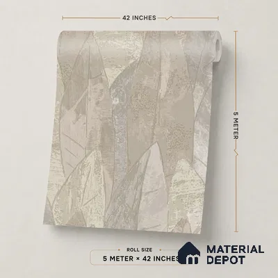 74064-2 | 5 Meter x 42 Inches Patterned Look Wallpaper - 57 Sq. Ft. | Minimum 15% wastage during installation
