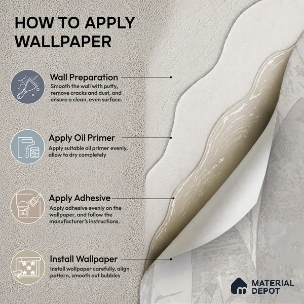 74064-1 | 5 Meter x 42 Inches Patterned Look Wallpaper - 57 Sq. Ft. | Minimum 15% wastage during installation