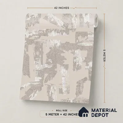 74066-2 | 5 Meter x 42 Inches Patterned Look Wallpaper - 57 Sq. Ft.  | Minimum 15% wastage during installation