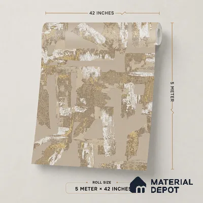 74066-3 | 5 Meter x 42 Inches Patterned Look Wallpaper - 57 Sq. Ft.  | Minimum 15% wastage during installation