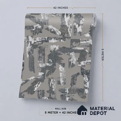 74066-4 | 5 Meter x 42 Inches Patterned Look Wallpaper - 57 Sq. Ft.  | Minimum 15% wastage during installation