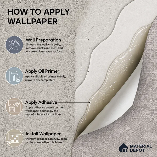 74065-2 | 5 Meter x 42 Inches Patterned Look Wallpaper - 57 Sq. Ft. | Minimum 15% wastage during installation