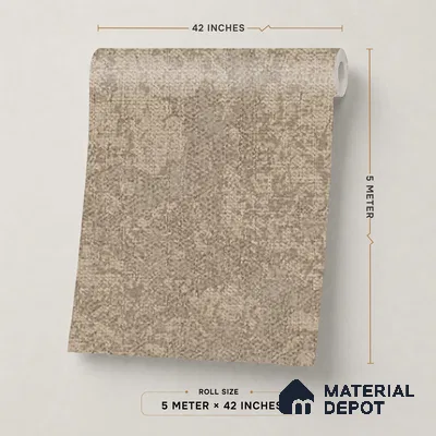74065-3 | 5 Meter x 42 Inches Patterned Look Wallpaper - 57 Sq. Ft.  | Minimum 15% wastage during installation