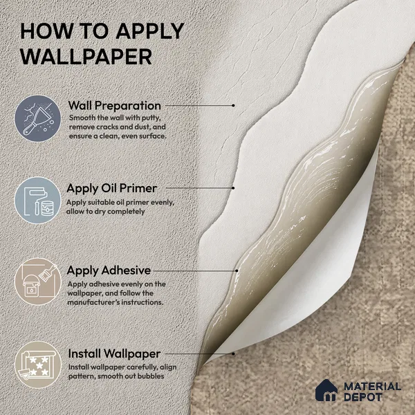 74065-3 | 5 Meter x 42 Inches Patterned Look Wallpaper - 57 Sq. Ft.  | Minimum 15% wastage during installation