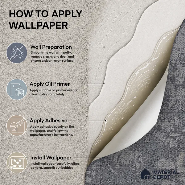 74065-4 | 5 Meter x 42 Inches Patterned Look Wallpaper - 57 Sq. Ft. | Minimum 15% wastage during installation