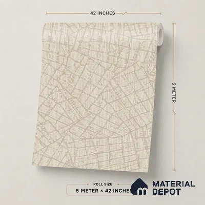 74058-2 | 5 Meter x 42 Inches Patterned Look Wallpaper - 57 Sq. Ft.  | Minimum 15% wastage during installation