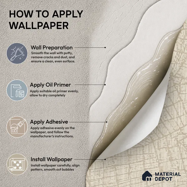 74058-2 | 5 Meter x 42 Inches Patterned Look Wallpaper - 57 Sq. Ft. | Minimum 15% wastage during installation