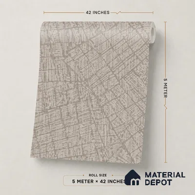 74058-3 | 5 Meter x 42 Inches Patterned Look Wallpaper - 57 Sq. Ft.  | Minimum 15% wastage during installation