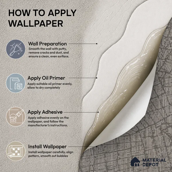74058-4 | Grey Crackle Line Patterned Wallpaper - 5 Meter x 42 Inches, 57 Sq. Ft. (Min. 15% Wastage)