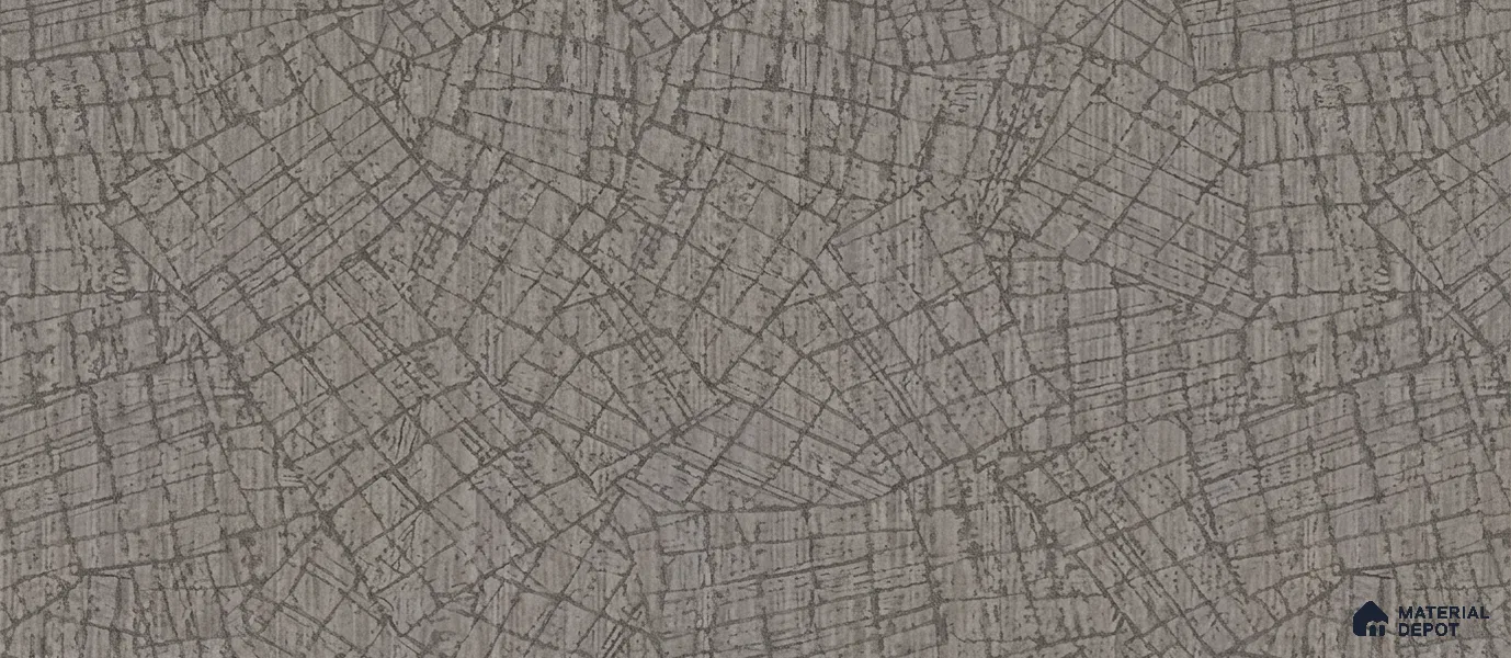 74058-4 | Grey Crackle Line Patterned Wallpaper - 5 Meter x 42 Inches, 57 Sq. Ft. (Min. 15% Wastage)