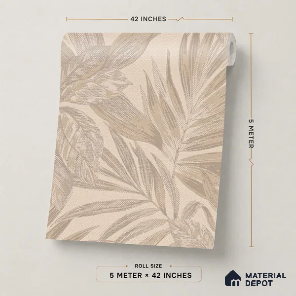 74060-3 | 5 Meter x 42 Inches Florals Look Wallpaper - 57 Sq. Ft. | Minimum 15% wastage during installation