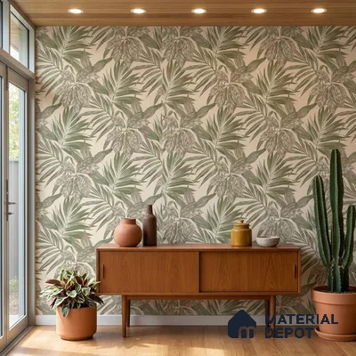 74060-4 | 5 Meter x 42 Inches Florals Look Wallpaper - 57 Sq. Ft.  | Minimum 15% wastage during installation