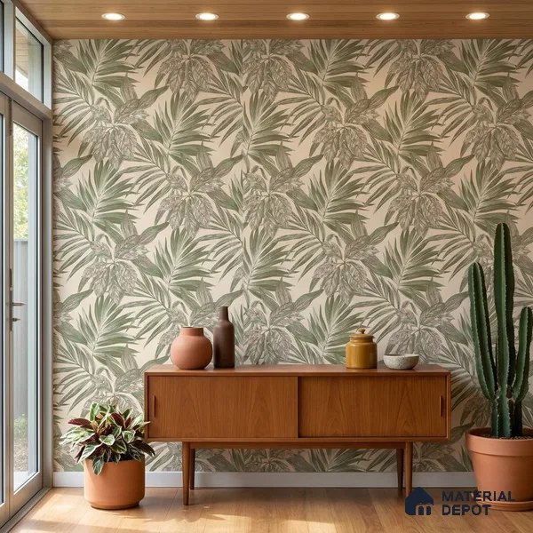 74060-4 | 5 Meter x 42 Inches Florals Look Wallpaper - 57 Sq. Ft. | Minimum 15% wastage during installation
