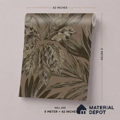 74060-5 | 5 Meter x 42 Inches Florals Look Wallpaper - 57 Sq. Ft.  | Minimum 15% wastage during installation