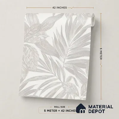 74060-1 | 5 Meter x 42 Inches Florals Look Wallpaper - 57 Sq. Ft.  | Minimum 15% wastage during installation