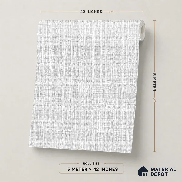 74059-1 | 5 Meter x 42 Inches Fabric Look Wallpaper - 57 Sq. Ft. | Minimum 10% wastage during installation
