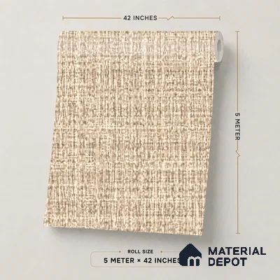 74059-3 | 5 Meter x 42 Inches Fabric Look Wallpaper - 57 Sq. Ft.  | Minimum 10% wastage during installation