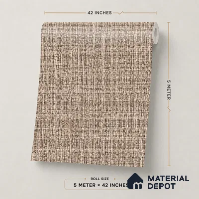 74059-4 | 5 Meter x 42 Inches Fabric Look Wallpaper - 57 Sq. Ft.  | Minimum 10% wastage during installation