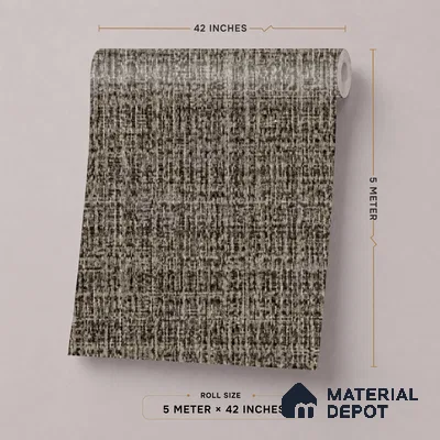 74059-5 | 5 Meter x 42 Inches Fabric Look Wallpaper - 57 Sq. Ft.  | Minimum 10% wastage during installation