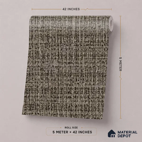 74059-5 | 5 Meter x 42 Inches Fabric Look Wallpaper - 57 Sq. Ft.  | Minimum 10% wastage during installation