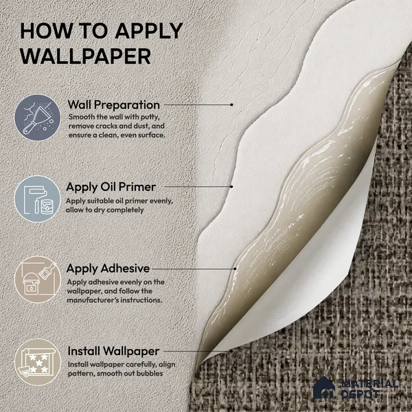 74059-5 | 5 Meter x 42 Inches Fabric Look Wallpaper - 57 Sq. Ft.  | Minimum 10% wastage during installation
