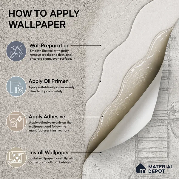 74062-1 | 5 Meter x 42 Inches Patterned Look Wallpaper - 57 Sq. Ft.  | Minimum 15% wastage during installation