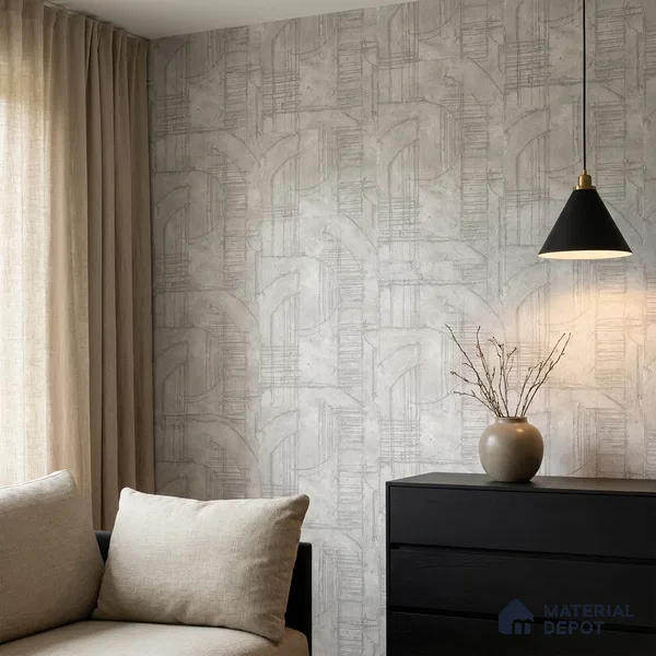 74062-1 | 5 Meter x 42 Inches Patterned Look Wallpaper - 57 Sq. Ft.  | Minimum 15% wastage during installation