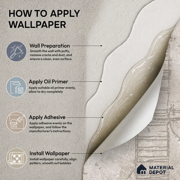 74062-2 | 5 Meter x 42 Inches Patterned Look Wallpaper - 57 Sq. Ft.  | Minimum 15% wastage during installation