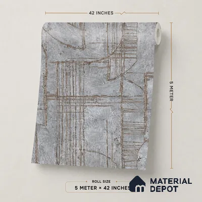 74062-4 | 5 Meter x 42 Inches Patterned Look Wallpaper - 57 Sq. Ft.  | Minimum 15% wastage during installation