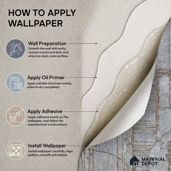 74062-4 | 5 Meter x 42 Inches Patterned Look Wallpaper - 57 Sq. Ft. | Minimum 15% wastage during installation