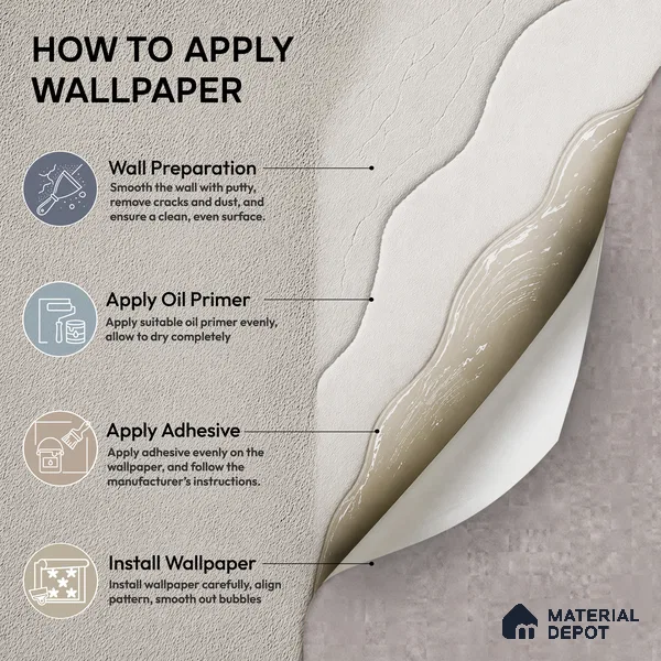 74061-2 | 5 Meter x 42 Inches Texture Look Wallpaper - 57 Sq. Ft. | Minimum 15% wastage during installation