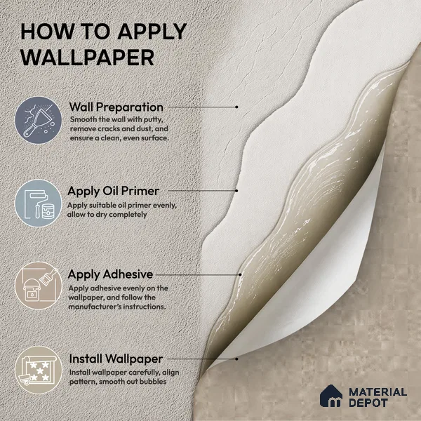 74061-4 | 5 Meter x 42 Inches Texture Look Wallpaper - 57 Sq. Ft. | Minimum 15% wastage during installation