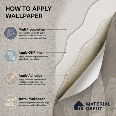 74064-3 | Grey & Brown Angular Foliage Patterned Wallpaper - 5 Meter x 42 Inches, 57 Sq. Ft. (Min. 15% Wastage)