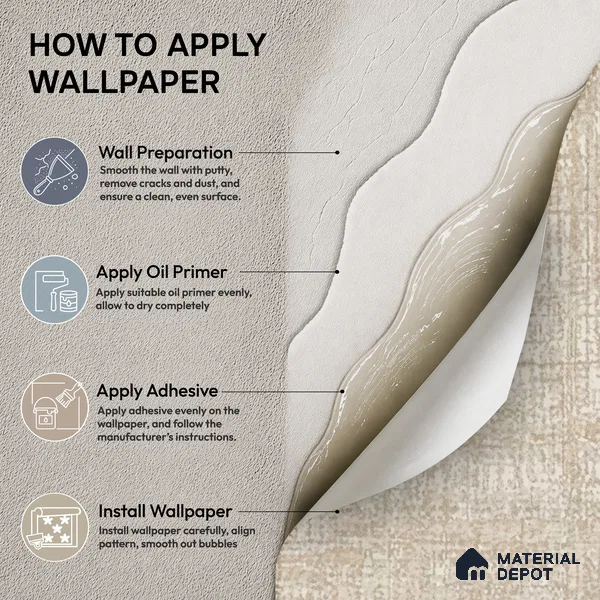 74063-2 | 5 Meter x 42 Inches Texture Look Wallpaper - 57 Sq. Ft. | Minimum 15% wastage during installation