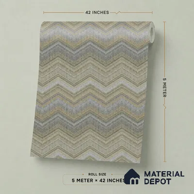 74053-2 | 5 Meter x 42 Inches Patterned Look Wallpaper - 57 Sq. Ft.  | Minimum 15% wastage during installation