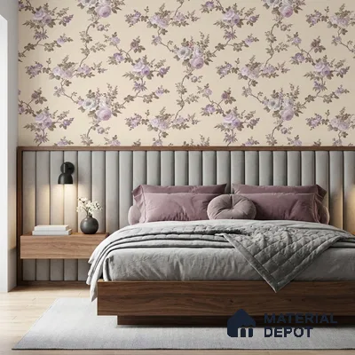 74054-2 | 5 Meter x 42 Inches Florals Look Wallpaper - 57 Sq. Ft.  | Minimum 15% wastage during installation