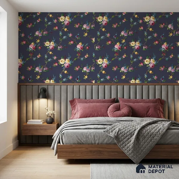 74054-4 | 5 Meter x 42 Inches Florals Look Wallpaper - 57 Sq. Ft. | Minimum 15% wastage during installation