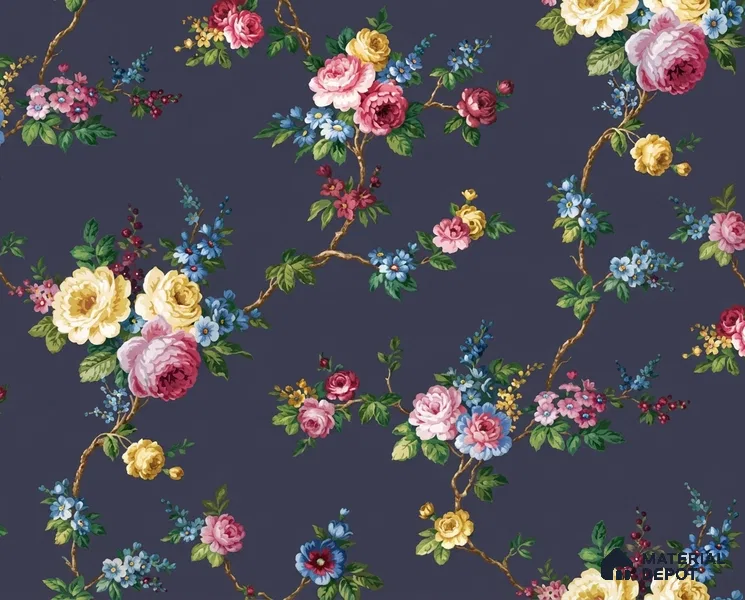 74054-4 | 5 Meter x 42 Inches Florals Look Wallpaper - 57 Sq. Ft. | Minimum 15% wastage during installation