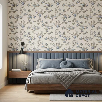 74054-1 | 5 Meter x 42 Inches Florals Look Wallpaper - 57 Sq. Ft.  | Minimum 15% wastage during installation