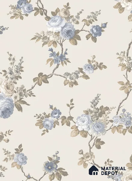 74054-1 | 5 Meter x 42 Inches Florals Look Wallpaper - 57 Sq. Ft. | Minimum 15% wastage during installation