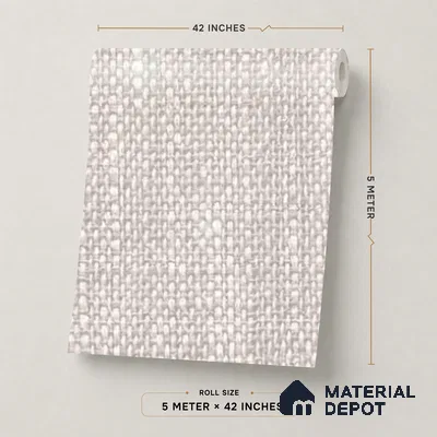 74052-2 | 5 Meter x 42 Inches Fabric Look Wallpaper - 57 Sq. Ft.  | Minimum 10% wastage during installation
