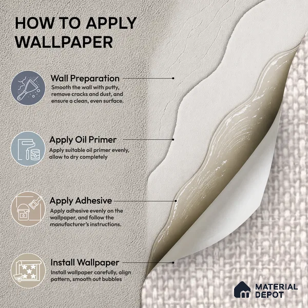 74052-2 | 5 Meter x 42 Inches Fabric Look Wallpaper - 57 Sq. Ft.  | Minimum 10% wastage during installation