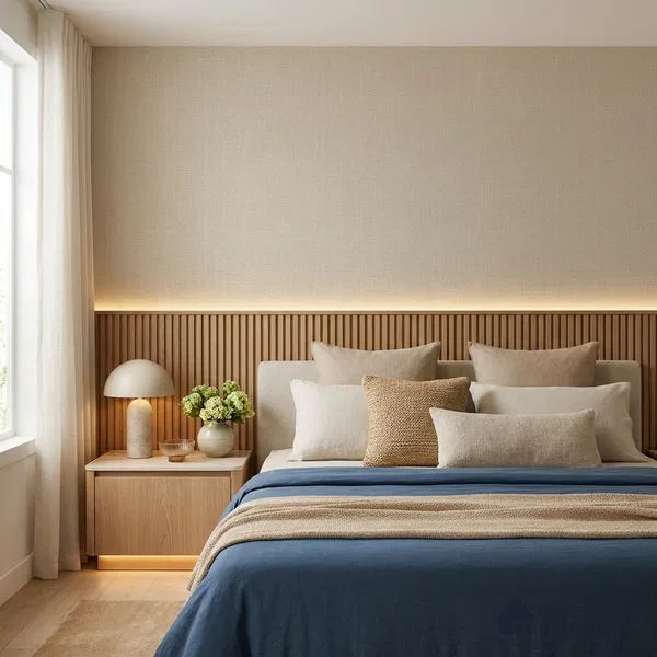 74052-3 | 5 Meter x 42 Inches Fabric Look Wallpaper - 57 Sq. Ft.  | Minimum 10% wastage during installation